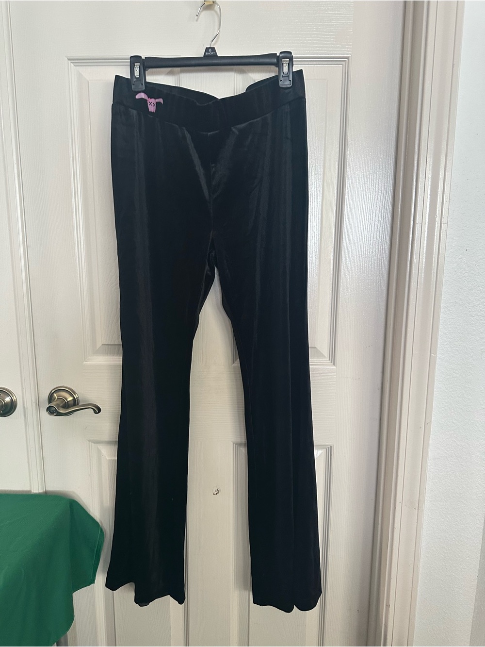 Black Wide Leg Velvet Pants - Comfortable Women's Dress Pant